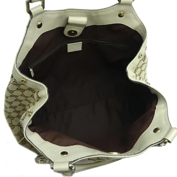 🎁GUCCI Sukey Medium Tote Bag Handbag GG Canvas MUST SELL! - Picture 8 of 16